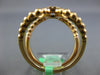 ESTATE LARGE .11CT DIAMOND 18KT ROSE GOLD 3D ROUND & BAGUETTE LOVE KNOT RING