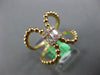 ESTATE LARGE .11CT DIAMOND 18KT ROSE GOLD 3D ROUND & BAGUETTE LOVE KNOT RING