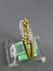 ESTATE .28CT DIAMOND 18KT YELLOW GOLD 3D CLASSIC OVAL LOVE KNOT FUN RING