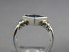 .62CT AAA SAPPHIRE 18K WHITE GOLD 3D CLASSIC PRINCESS INVISIBLE SQUARE LOVE RING