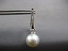 EXTRA LARGE .79CT DIAMOND & AAA SOUTH SEA PEARL 18KT WHITE GOLD HANGING EARRINGS