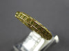 .65CT FANCY YELLOW DIAMOND 14KT YELLOW GOLD ETERNITY FILIGREE ANNIVERSARY RING