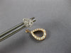 .68CT DIAMOND 18KT ROSE GOLD 3D 2 IN 1 CLUSTER PEAR SHAPE HANGING STUD EARRINGS