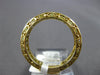 .65CT FANCY YELLOW DIAMOND 14KT YELLOW GOLD ETERNITY FILIGREE ANNIVERSARY RING