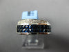 3.43CT DIAMOND & AAA SAPPHIRE 18KT WHITE GOLD ROUND & PRINCESS ANNIVERSARY RING