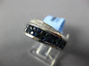 3.43CT DIAMOND & AAA SAPPHIRE 18KT WHITE GOLD ROUND & PRINCESS ANNIVERSARY RING