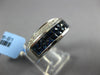 3.43CT DIAMOND & AAA SAPPHIRE 18KT WHITE GOLD ROUND & PRINCESS ANNIVERSARY RING