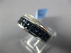 3.43CT DIAMOND & AAA SAPPHIRE 18KT WHITE GOLD ROUND & PRINCESS ANNIVERSARY RING
