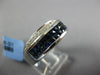 3.43CT DIAMOND & AAA SAPPHIRE 18KT WHITE GOLD ROUND & PRINCESS ANNIVERSARY RING