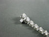 ESTATE 3.0CT DIAMOND 14K WHITE GOLD ROUND 3 PRONG TENNIS BRACELET W. SAFETY LOCK