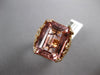 LARGE 19.53CT DIAMOND & AAA MORGANITE 18KT YELLOW GOLD EMERALD CUT COCKTAIL RING