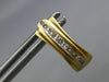 ESTATE .30CT DIAMOND 14KT YELLOW GOLD CLASSIC PRINCESS UMBRELLA HANGING EARRINGS