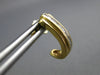 ESTATE .30CT DIAMOND 14KT YELLOW GOLD CLASSIC PRINCESS UMBRELLA HANGING EARRINGS
