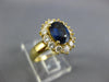 1.97CT DIAMOND & AAA SAPPHIRE 18KT YELLOW GOLD 3D OVAL & ROUND ENGAGEMENT RING