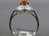 2.64CT DIAMOND & YELLOW SAPPHIRE 18KT WHITE GOLD OVAL BALLERINA ENGAGEMENT RING