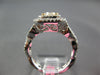 GIA 1.82CT WHITE & BROWN DIAMOND 18KT WHITE & ROSE GOLD 3D HALO ENGAGEMENT RING