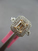 GIA 1.82CT WHITE & BROWN DIAMOND 18KT WHITE & ROSE GOLD 3D HALO ENGAGEMENT RING