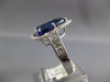 ESTATE 10.44CT DIAMOND & AAA TANZANITE PLATINUM 3D PEAR SHAPE ENGAGEMENT RING