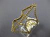 ESTATE LARGE .71CT DIAMOND 18KT YELLOW GOLD 3D ANCHOR LOVE RING