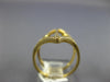 ESTATE LARGE .71CT DIAMOND 18KT YELLOW GOLD 3D ANCHOR LOVE RING