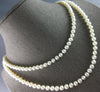 ESTATE EXTRA LONG AAA SOUTH SEA PEARL 5-5.5MM 3D CLASSIC LOVE NECKLACE #27829