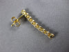 .54CT DIAMOND 14KT YELLOW GOLD CLASSIC BAR BEZEL ETOILE HANGING EARRINGS #27129