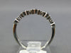 .34CT DIAMOND & AAA SAPPHIRE 14KT WHITE GOLD 3D ROUND FILIGREE ANNIVERSARY RING