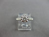 ANTIQUE .36CT DIAMOND 14KT WHITE GOLD 3D ART DECO CLASSIC ENGAGEMENT RING #27825