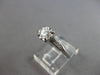 ANTIQUE .36CT DIAMOND 14KT WHITE GOLD 3D ART DECO CLASSIC ENGAGEMENT RING #27825
