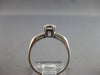 ANTIQUE .36CT DIAMOND 14KT WHITE GOLD 3D ART DECO CLASSIC ENGAGEMENT RING #27825