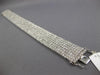 WIDE & LONG 25.25CT DIAMOND 14KT WHITE GOLD CLASSIC MULTI ROW TENNIS BRACELET