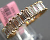ESTATE 2.18CT DIAMOND 18KT ROSE GOLD BAGUETTE CLASSIC ETERNITY ANNIVERSARY RING