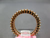 ESTATE 2.18CT DIAMOND 18KT ROSE GOLD BAGUETTE CLASSIC ETERNITY ANNIVERSARY RING