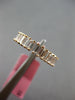ESTATE 2.18CT DIAMOND 18KT ROSE GOLD BAGUETTE CLASSIC ETERNITY ANNIVERSARY RING