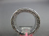 3.76CT DIAMOND & AAA SAPPHIRE 18KT WHITE GOLD PRINCESS ETERNITY ANNIVERSARY RING