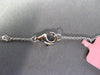 .51CT DIAMOND 18K WHITE GOLD ROUND & BAGUETTE 4 LEAF CLOVER FLOWER LOVE BRACELET