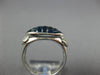 4.55CT DIAMOND & AAA SAPPHIRE 18KT WHITE GOLD 3D DOUBLE HEART MARQUISE LOVE RING