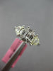 1.58CT WHITE & FANCY YELLOW DIAMOND 18KT WHITE GOLD 3D INVISIBLE FRIENDSHIP RING