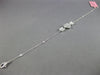 .43CT DIAMOND 18KT WHITE GOLD ROUND & BAGUETTE HEART SHAPE BY THE YARD BRACELET