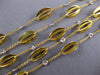 EXTRA LARGE .80CT DIAMOND 18K YELLOW GOLD OVAL BY THE YARD MULTI STRAND BRACELET