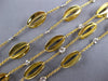 EXTRA LARGE .80CT DIAMOND 18K YELLOW GOLD OVAL BY THE YARD MULTI STRAND BRACELET