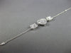 .43CT DIAMOND 18KT WHITE GOLD ROUND & BAGUETTE HEART SHAPE BY THE YARD BRACELET