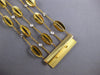 EXTRA LARGE .80CT DIAMOND 18K YELLOW GOLD OVAL BY THE YARD MULTI STRAND BRACELET