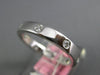 ESTATE .22CT DIAMOND 18KT WHITE GOLD 3D ETOILE ETERNITY 3MM ANNIVERSARY RING