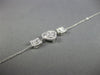 .43CT DIAMOND 18KT WHITE GOLD ROUND & BAGUETTE HEART SHAPE BY THE YARD BRACELET