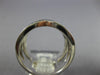 LARGE 1.0CT DIAMOND & AAA SAPPHIRE 18KT WHITE GOLD 3D MULTI ROW V SHAPE FUN RING