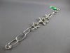 ESTATE LONG 1.17CT DIAMOND 18K 2 TONE GOLD STAR BY THE YARD LINK TOGGLE BRACELET