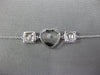 .43CT DIAMOND 18KT WHITE GOLD ROUND & BAGUETTE HEART SHAPE BY THE YARD BRACELET