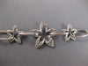 ESTATE LONG 1.17CT DIAMOND 18K 2 TONE GOLD STAR BY THE YARD LINK TOGGLE BRACELET