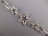 ESTATE LONG 1.17CT DIAMOND 18K 2 TONE GOLD STAR BY THE YARD LINK TOGGLE BRACELET